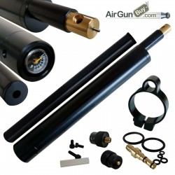 thumbnail image 2 of CUSTOM FIBER OPTIC FRONT SIGHT PUMP GUIDE BARREL BAND For Crosman P1322 2 of 9